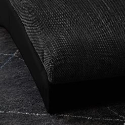 Chaise Longue de Relaxation Carson - Cuir Synthétique / Tissu Structuré Noir | Roomscape -Pas Cher Fauteuils Magasin relaxliege carson kunstleder strukturstoff schwarz 4905256