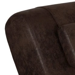 Red Living Chaise longue de relaxation Ohara - Aspect vieux cuir marron foncé - Confort et élégance -Pas Cher Fauteuils Magasin relaxliege ohara antiklederlook dunkelbraun 394956