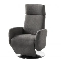 Fredriks Fauteuil de relaxation Biar - Tissu structuré - Confort ultime pour votre salon -Pas Cher Fauteuils Magasin relaxsessel biar strukturstoff manuelle verstellung grau 4839344