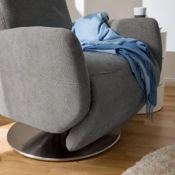 Fredriks Fauteuil de relaxation Biar - Tissu structuré - Confort ultime pour votre salon -Pas Cher Fauteuils Magasin relaxsessel biar strukturstoff manuelle verstellung grau 5003660