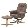 Modoform Fauteuil de Relaxation Canillo I - Aspect Cuir Vieilli Gris Congo avec Repose-Pieds -Pas Cher Fauteuils Magasin relaxsessel canillo i antiklederlook braun 5131176