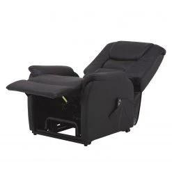 Modoform Fauteuil de Relaxation Knuckey - Aide au Relevage, Imitation Cuir Noir, Confort Haut de Gamme -Pas Cher Fauteuils Magasin relaxsessel knuckey mit aufstehhilfe kunstleder schwarz 4251380