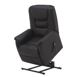 Modoform Fauteuil de Relaxation Knuckey - Aide au Relevage, Imitation Cuir Noir, Confort Haut de Gamme -Pas Cher Fauteuils Magasin relaxsessel knuckey mit aufstehhilfe kunstleder schwarz 4251384
