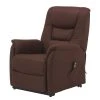 Modoform Fauteuil de Relaxation Knuckey - Électrique - Microfibre Marron -Pas Cher Fauteuils Magasin relaxsessel knuckey mit aufstehhilfe microfaser braun 5168012