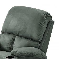 Modoform Fauteuil de relaxation Norvell - Microfibre gris - Confort optimal -Pas Cher Fauteuils Magasin relaxsessel norvell microfaser dunkelgruen 4874236