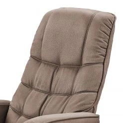 Modoform Fauteuil de relaxation Sund avec repose-pieds en microfibre beige chaud -Pas Cher Fauteuils Magasin relaxsessel sund mit hocker microfaser cubanit 5144684