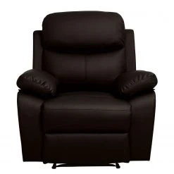 Modoform Fauteuil de relaxation Tetchill - Imitation cuir marron foncé - Confort optimal -Pas Cher Fauteuils Magasin relaxsessel tetchill kunstleder braun 4605000