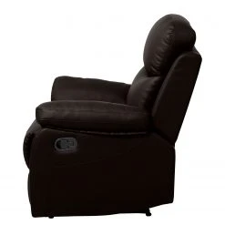 Modoform Fauteuil de relaxation Tetchill - Imitation cuir marron foncé - Confort optimal -Pas Cher Fauteuils Magasin relaxsessel tetchill kunstleder braun 4605008