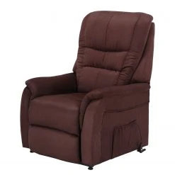Fauteuil de Relaxation Modoform Wishart en Microfibre Marron - Confort Supérieur