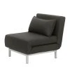 Fredriks Fauteuil Convertible Carmack II - Gris foncé | Fauteuil 1 place design et confortable -Pas Cher Fauteuils Magasin schlafsessel carmack ii webstoff dunkelgrau 4163324