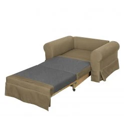 Mooved Fauteuil convertible Latina IV - Gris Sahara | Fauteuil 1 place design et confortable -Pas Cher Fauteuils Magasin schlafsessel couvin webstoff saharagrau 4104520