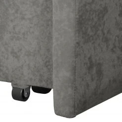Fauteuil Convertible Disley Gris avec Accoudoirs - Confort et Style par Ars Natura -Pas Cher Fauteuils Magasin schlafsessel disley webstoff grau schmale armlehne 5103268