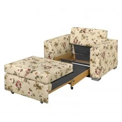 Mooved Fauteuil convertible Finne - Tissé à plat - Marron / Rouge | Design moderne et confortable -Pas Cher Fauteuils Magasin schlafsessel finne flachgewebe braun rot 4132060