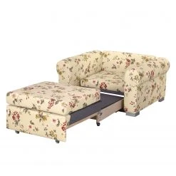 Mooved Fauteuil convertible Latina I - Beige | Fauteuil 1 place design et confortable -Pas Cher Fauteuils Magasin schlafsessel latina i flachgewebe gebluemt beige 3641125