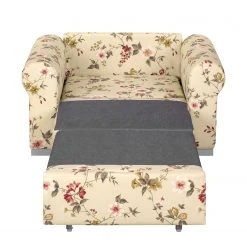 Mooved Fauteuil convertible Latina I - Beige | Fauteuil 1 place design et confortable -Pas Cher Fauteuils Magasin schlafsessel latina i flachgewebe gebluemt beige 3641141