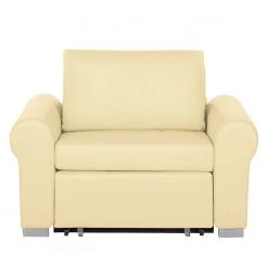 Mooved Fauteuil convertible Latina II - Crème | Fauteuil 1 place design et confortable -Pas Cher Fauteuils Magasin schlafsessel latina ii kunstleder creme 3640685