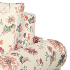 Mooved Fauteuil Convertible Latina VIII - Fauteuil 1 Place en Tissu Beige et Rouge, Confort et Élégance -Pas Cher Fauteuils Magasin schlafsessel latina iii flachgewebe gebluemt beige rot 3641337