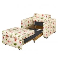 Fauteuil convertible Latina VIII - Beige / Rose - Mooved - Confort et élégance -Pas Cher Fauteuils Magasin schlafsessel latina vi flachgewebe gebluemt beige rosa 4095408