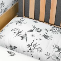 Mooved Fauteuil Convertible Latina VII - Tissu Floral Blanc/Gris - Confort et Style -Pas Cher Fauteuils Magasin schlafsessel latina vii flachgewebe weiss grau 4197468