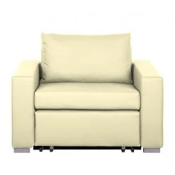 Mooved Fauteuil convertible Latina IV - Crème | Confort et élégance pour votre salon -Pas Cher Fauteuils Magasin schlafsessel lewington kunstleder creme 2595098