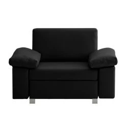 Chillout by Franz Fertig Fauteuil convertible Plaza - Noir - Accoudoir réglable | Confort maximal