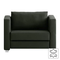 Fauteuil convertible Randa - Vert sapin | Chillout by Franz Fertig -Pas Cher Fauteuils Magasin schlafsessel randa echtleder tannengruen 4016148