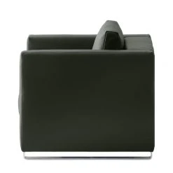 Fauteuil convertible Randa - Vert sapin | Chillout by Franz Fertig -Pas Cher Fauteuils Magasin schlafsessel randa echtleder tannengruen 4016156