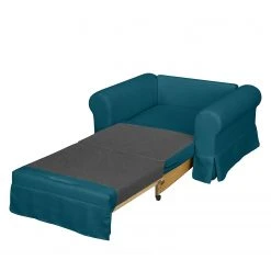 Mooved Fauteuil convertible Latina XIII - Bleu pétrole | Fauteuil 1 place design et confortable -Pas Cher Fauteuils Magasin schlafsessel salir webstoff petrol 4181568