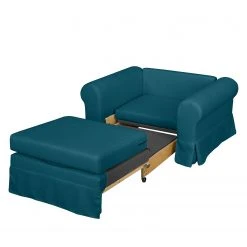 Mooved Fauteuil convertible Latina XIII - Bleu pétrole | Fauteuil 1 place design et confortable -Pas Cher Fauteuils Magasin schlafsessel salir webstoff petrol 4181572
