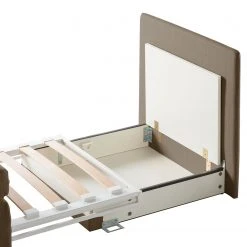 Fauteuil Convertible Fredriks Arctic I - Tissu Gris Sahara - Confort Ultime -Pas Cher Fauteuils Magasin schlafsessel silvies webstoff 5151372