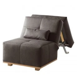Ars Natura Fauteuil convertible Simla I - Microfibre Gris Lava - Confort et Élégance -Pas Cher Fauteuils Magasin schlafsessel simla antiklederlook 5151064