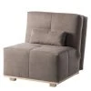 Fauteuil convertible Simla II en microfibre Cubanite - Design contemporain et confortable