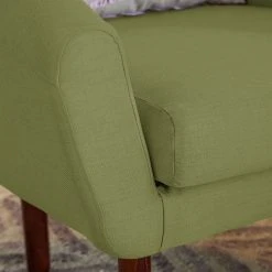 Fauteuil Anna I - Vert olive par Mørteens | Fauteuil 1 place élégant et confortable -Pas Cher Fauteuils Magasin sessel anna i webstoff olivgruen 4828940