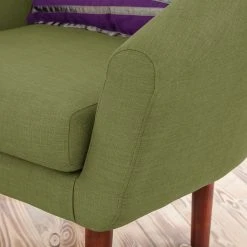 Fauteuil Anna I - Vert olive par Mørteens | Fauteuil 1 place élégant et confortable -Pas Cher Fauteuils Magasin sessel anna i webstoff olivgruen 4828948