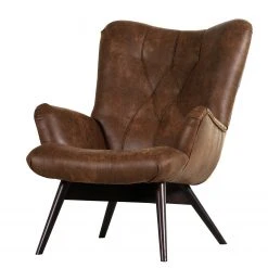 Fauteuil Tias - Ars manufacti - Aspect cuir vieilli - Fauteuil 1 place