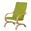 Fauteuil Modoform Bueno Vista - Vert Gazon avec Accents Beige et Structure en Hêtre -Pas Cher Fauteuils Magasin sessel bueno vista strukturstoff buche natur grasgruen 4617372