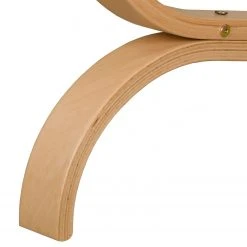 Fauteuil Modoform Bueno Vista - Vert Gazon avec Accents Beige et Structure en Hêtre -Pas Cher Fauteuils Magasin sessel bueno vista strukturstoff buche natur grasgruen 4617404