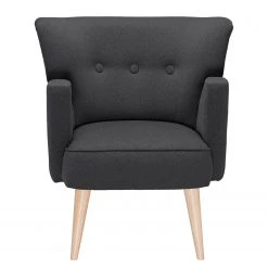 Fauteuil Bumberry Anthracite - Confort et Élégance par Mørteens -Pas Cher Fauteuils Magasin sessel bumberry webstoff anthrazit 5143768