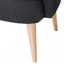 Fauteuil Bumberry Anthracite - Confort et Élégance par Mørteens -Pas Cher Fauteuils Magasin sessel bumberry webstoff anthrazit 5143796