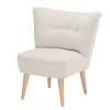 Mørteens Fauteuil Panti - Crème | Fauteuil 1 place design et confortable -Pas Cher Fauteuils Magasin sessel bumberry webstoff creme 5141816