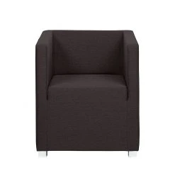 Fauteuil Carmen - Tissu Anthracite - Confort et Style par Mooved -Pas Cher Fauteuils Magasin sessel carmen stoff anthrazit 1321465