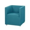 Mooved Fauteuil Carmen - Tissu Turquoise | Fauteuil 1 Place Confortable et Élégant -Pas Cher Fauteuils Magasin sessel carmen stoff blau tuerkis 1321474