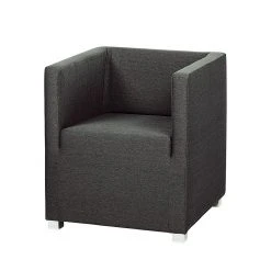 Fauteuil 1 place Carmen - Tissu gris foncé | Design et Confort | mooved
