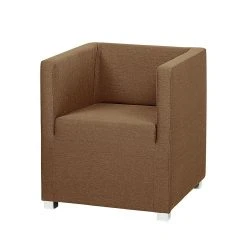 Fauteuil Carmen - Tissu marron doré | Mooved - Confort et Élégance