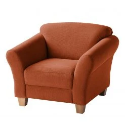 Ars Natura Fauteuil Cebu - Marron miel | Fauteuil 1 place élégant et confortable