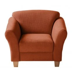 Ars Natura Fauteuil Cebu - Marron miel | Fauteuil 1 place élégant et confortable -Pas Cher Fauteuils Magasin sessel cebu webstoff honigbraun 4568260