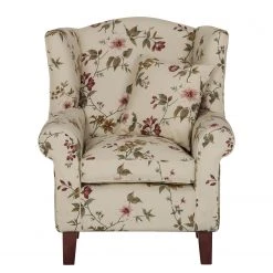 Maison Belfort Fauteuil Red Rose - Beige - Sans repose-pieds | Confort et Élégance -Pas Cher Fauteuils Magasin sessel colmar webstoff floral ohne hocker beige 4836512
