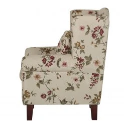 Maison Belfort Fauteuil Red Rose - Beige - Sans repose-pieds | Confort et Élégance -Pas Cher Fauteuils Magasin sessel colmar webstoff floral ohne hocker beige 4836516