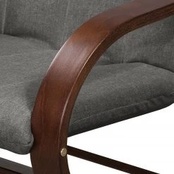 Modoform Fauteuil Disley - Tissu haut de gamme pour salon moderne -Pas Cher Fauteuils Magasin sessel disley webstoff dunkelgrau 5101880