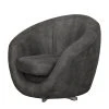Fredriks Fauteuil Marvin - Gris foncé | Fauteuil 1 place design et confortable -Pas Cher Fauteuils Magasin sessel duhnen antiklederlook dunkelgrau 4107512